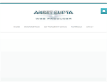 Tablet Screenshot of aneetgupta.com